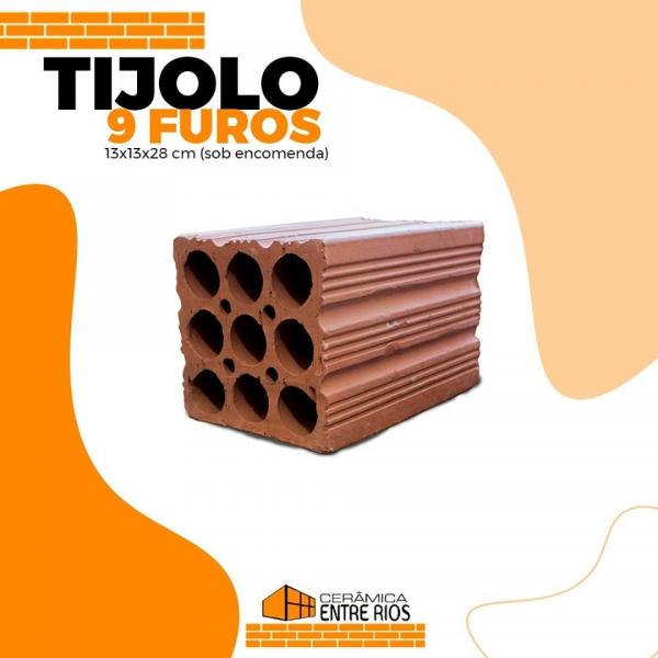Tijolo 9 Furos em Sorriso, MT